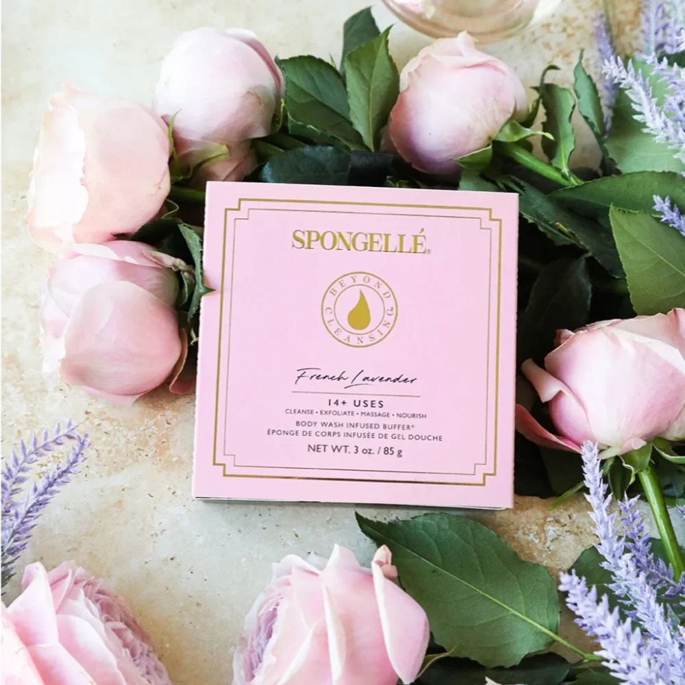 Spongelle French Lavender Boxed Flower NWT